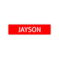 Jayson Street Sign Children Name Room Plate