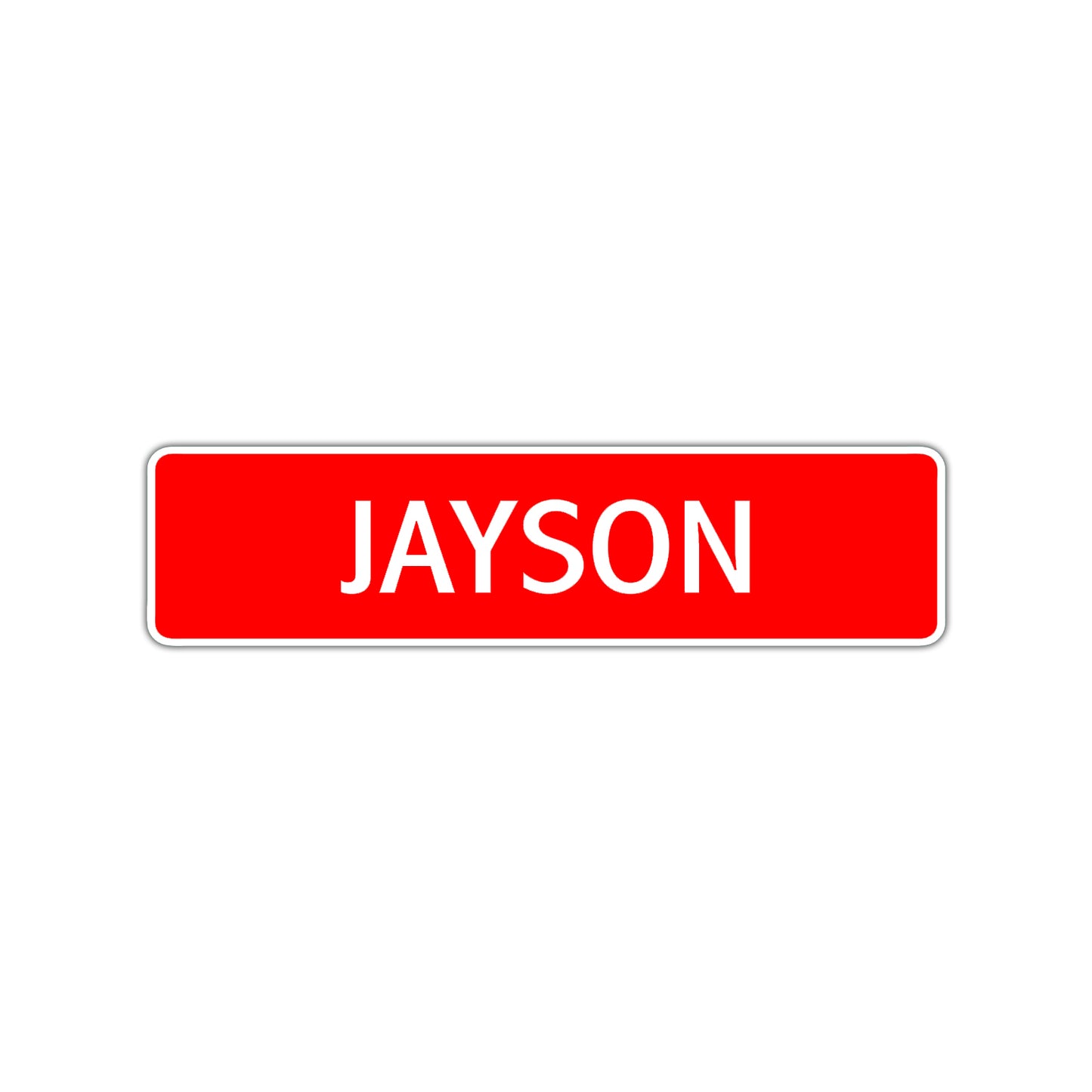 Jayson Street Sign Children Name Room Plate