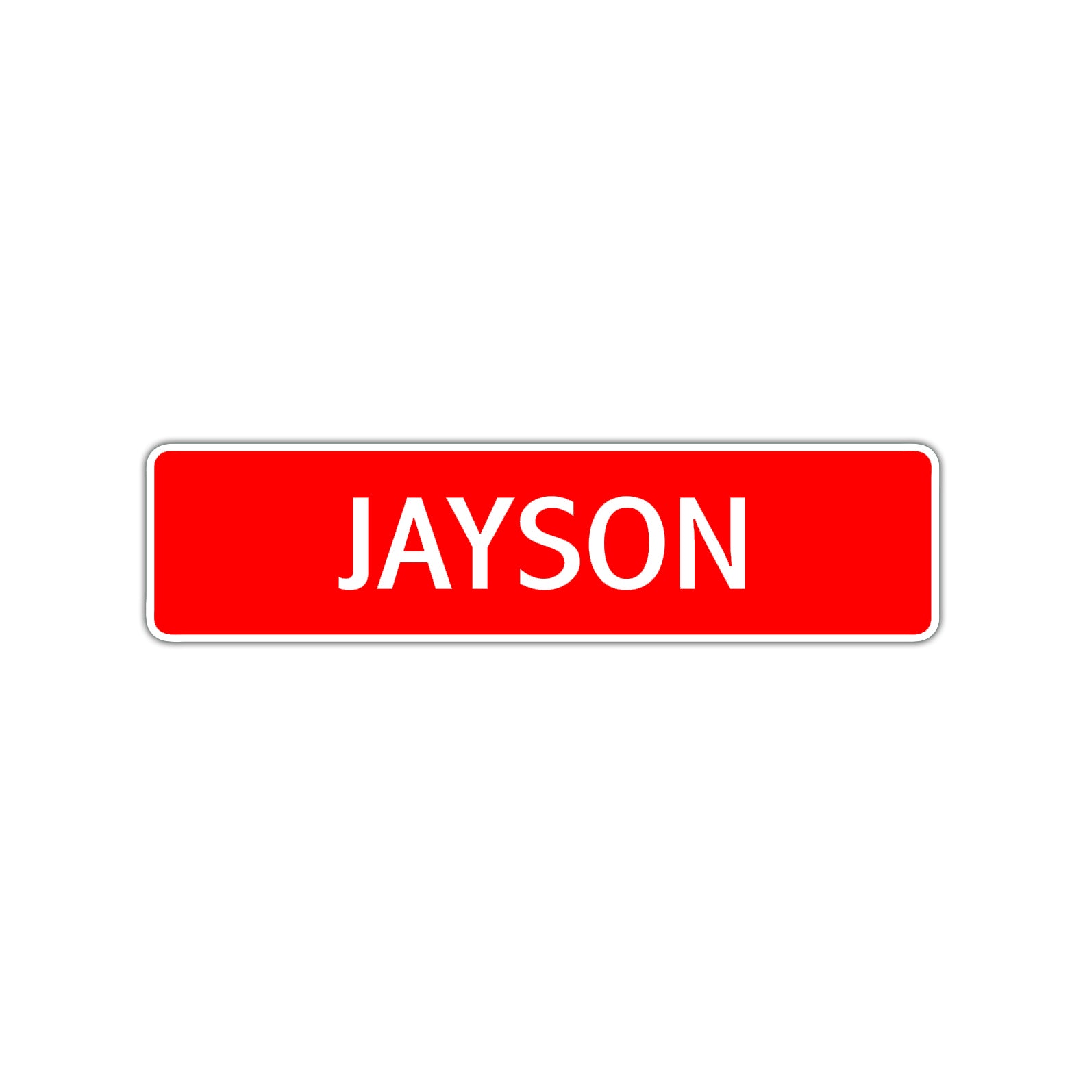Jayson Street Sign Children Name Room Plate
