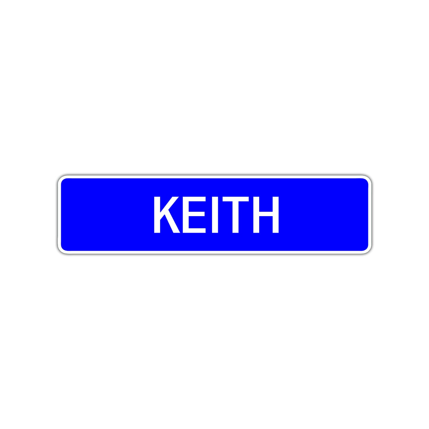 Keith Street Sign Children Name Room Plate