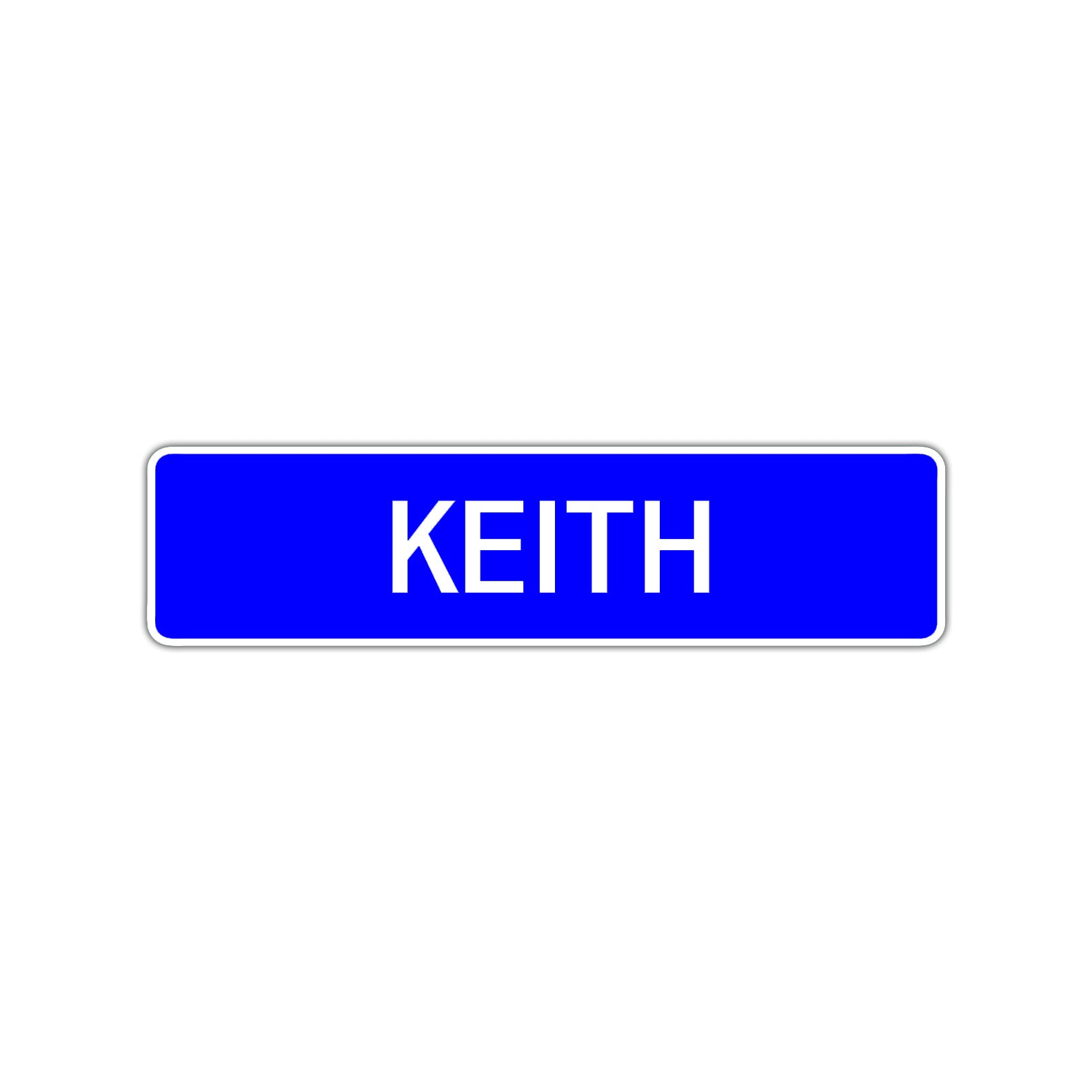 Keith Street Sign Children Name Room Plate