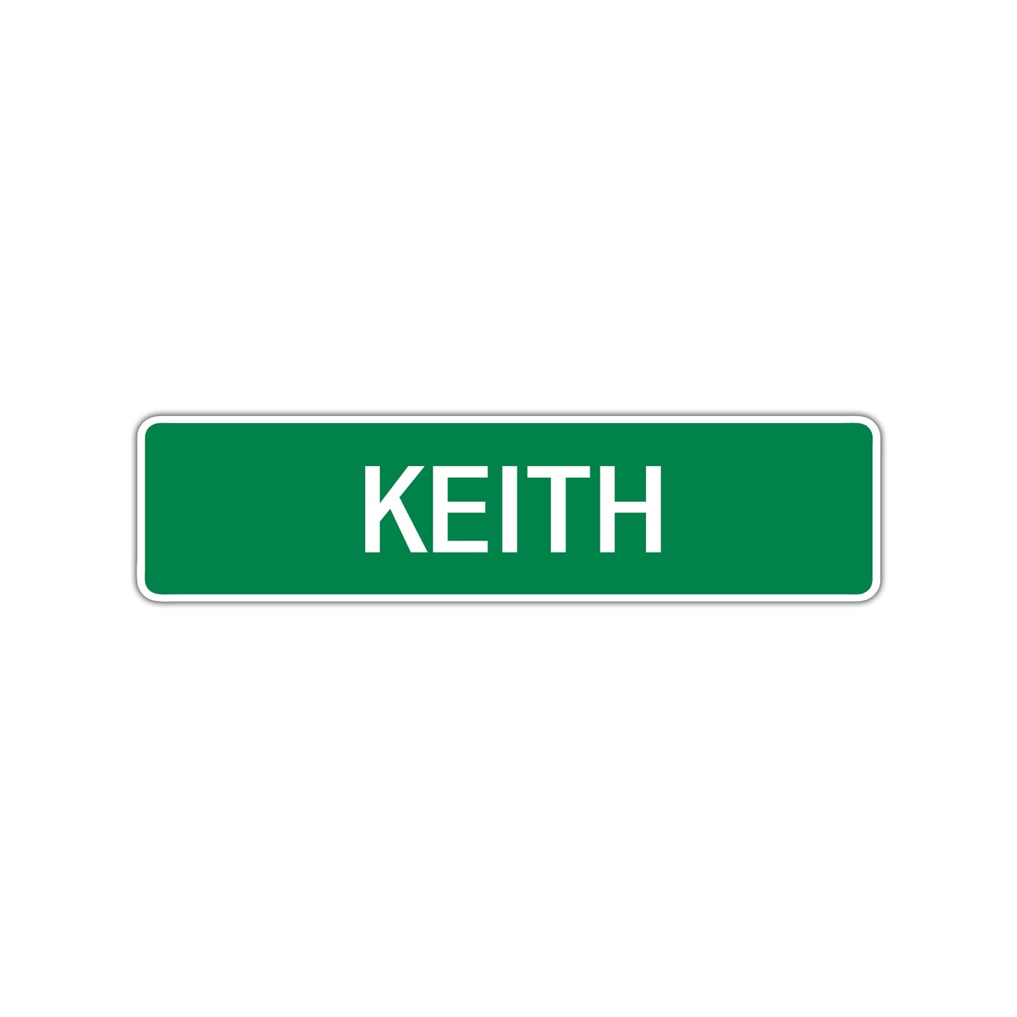 Keith Street Sign Children Name Room Plate