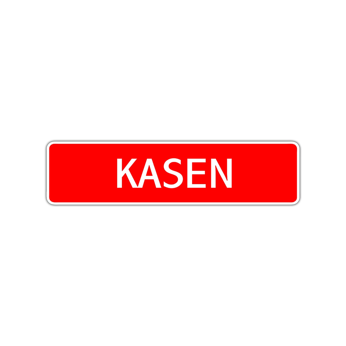 Kasen Street Sign Children Name Room Plate