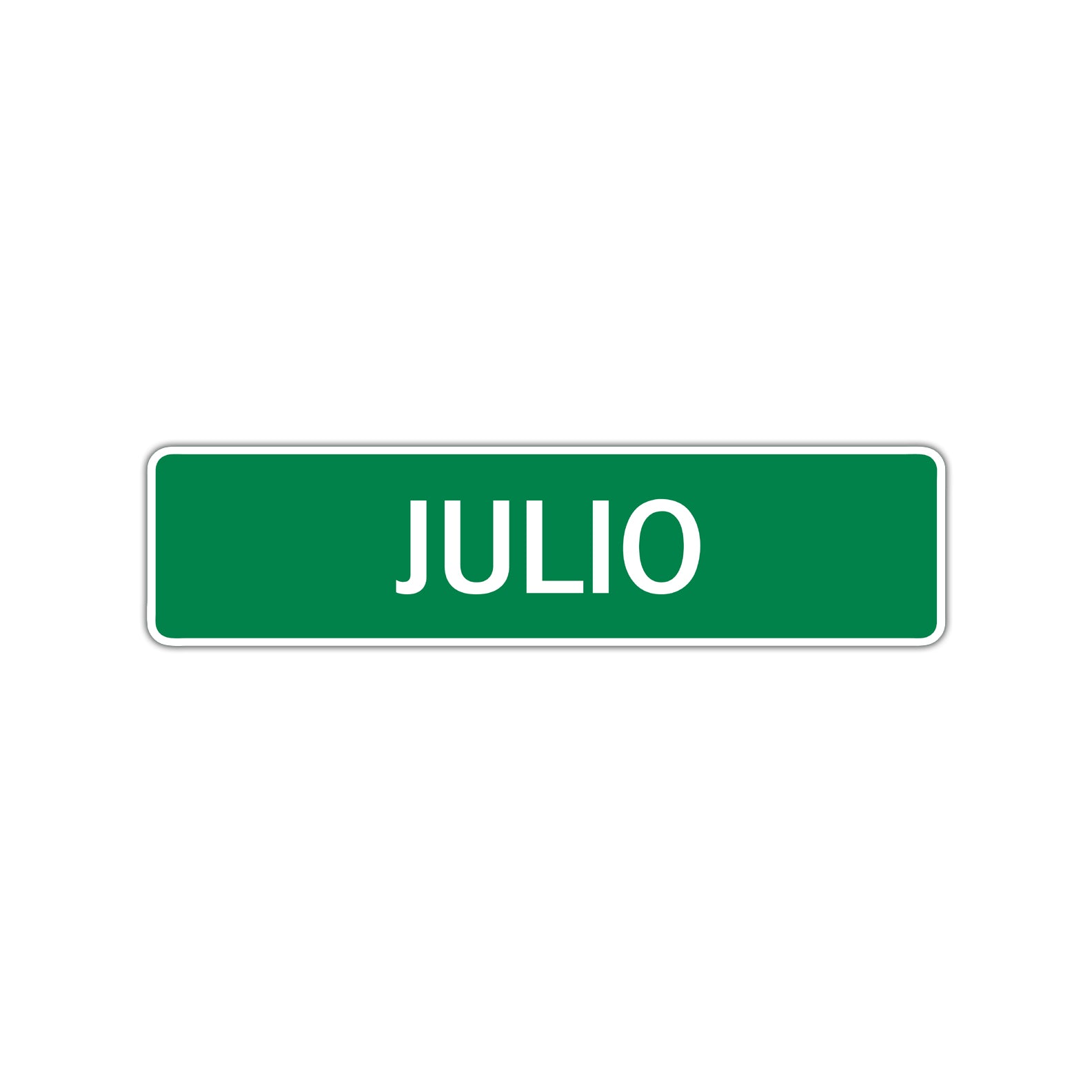 Julio Street Sign Children Name Room Plate
