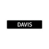 Davis Street Sign Children Name Room Plate