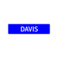 Davis Street Sign Children Name Room Plate