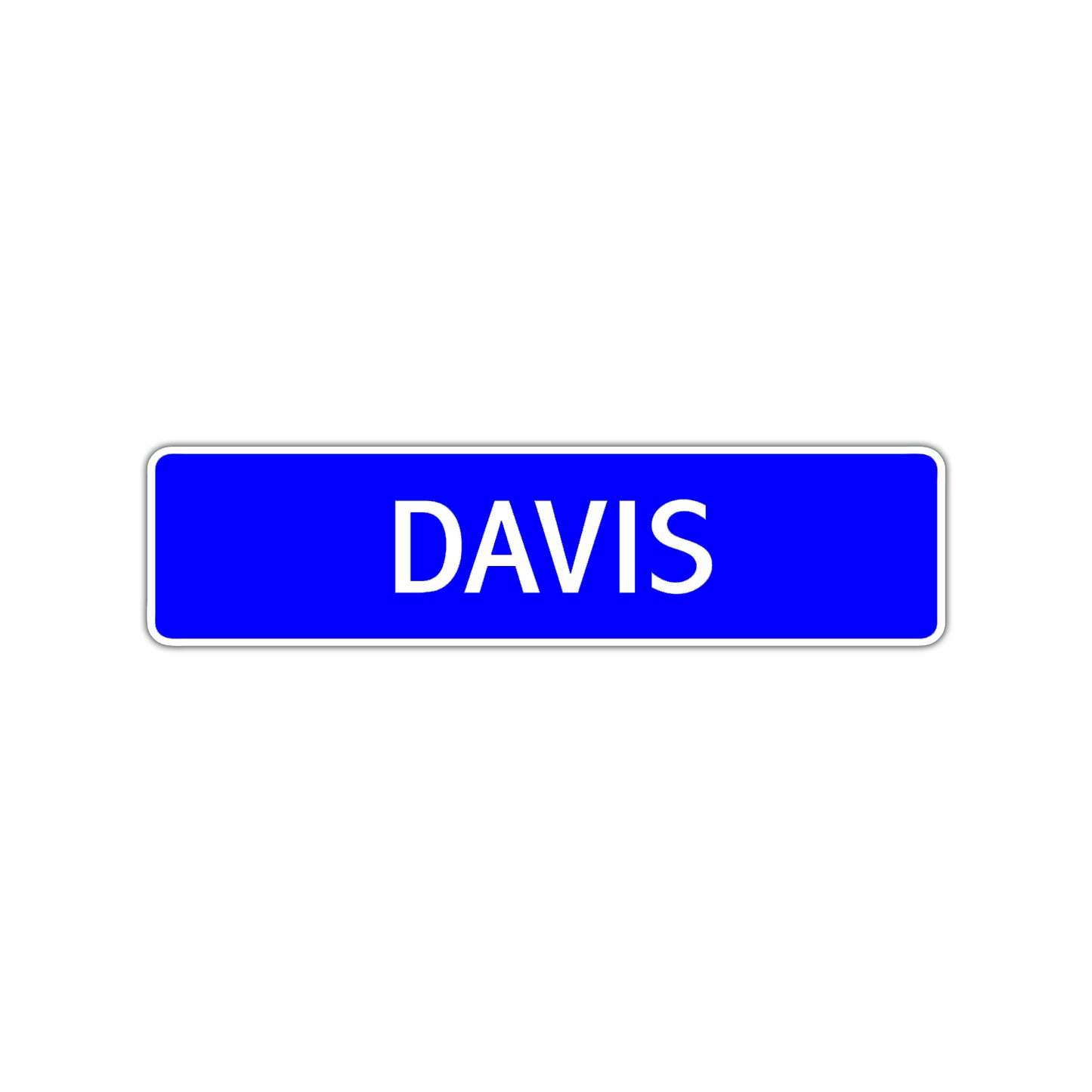 Davis Street Sign Children Name Room Plate