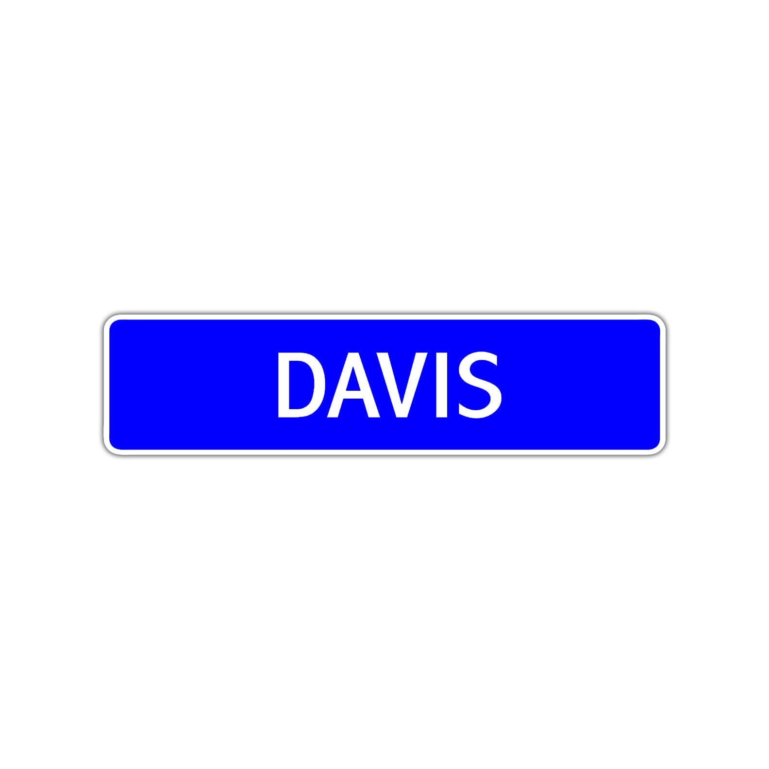 Davis Street Sign Children Name Room Plate