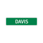 Davis Street Sign Children Name Room Plate