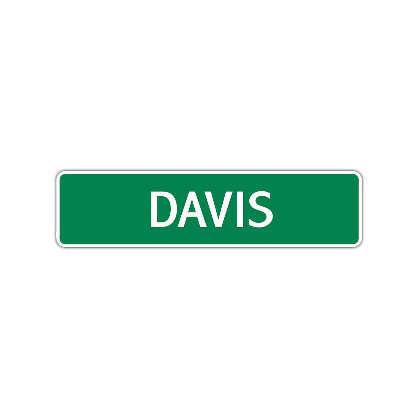 Davis Street Sign Children Name Room Plate