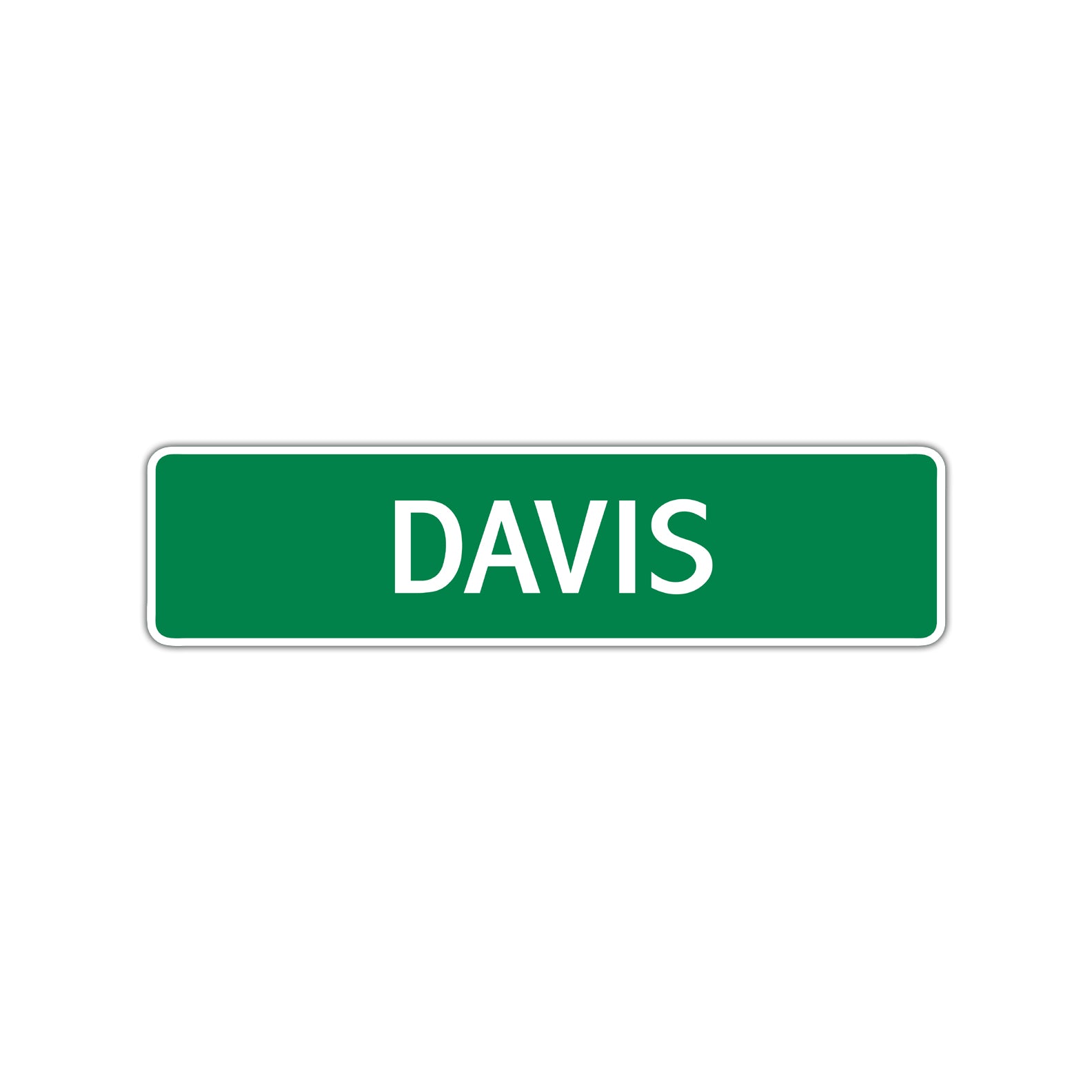 Davis Street Sign Children Name Room Plate
