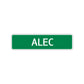 Alec Street Sign Children Name Room Plate