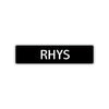 Rhys Street Sign Children Name Room Plate