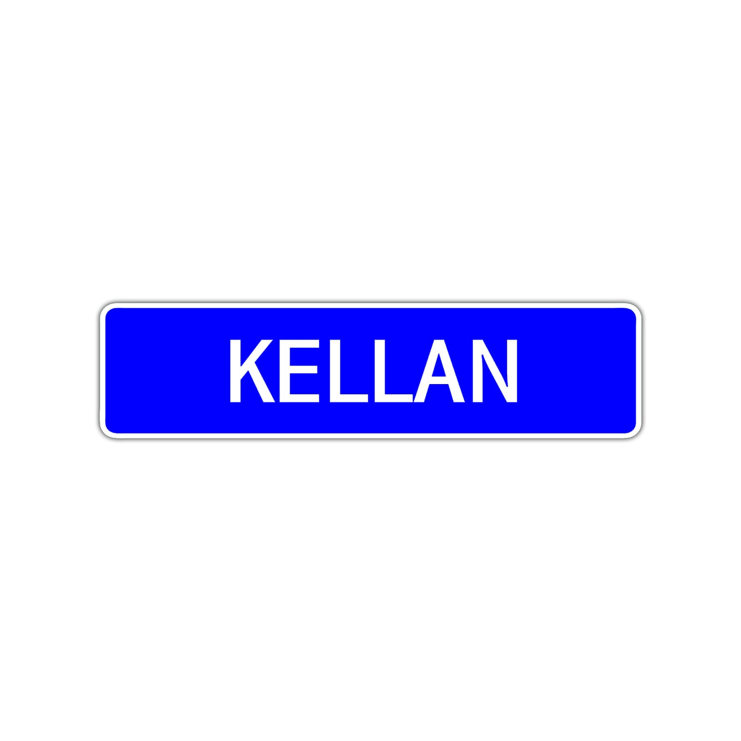 Kellan Street Sign Children Name Room Plate