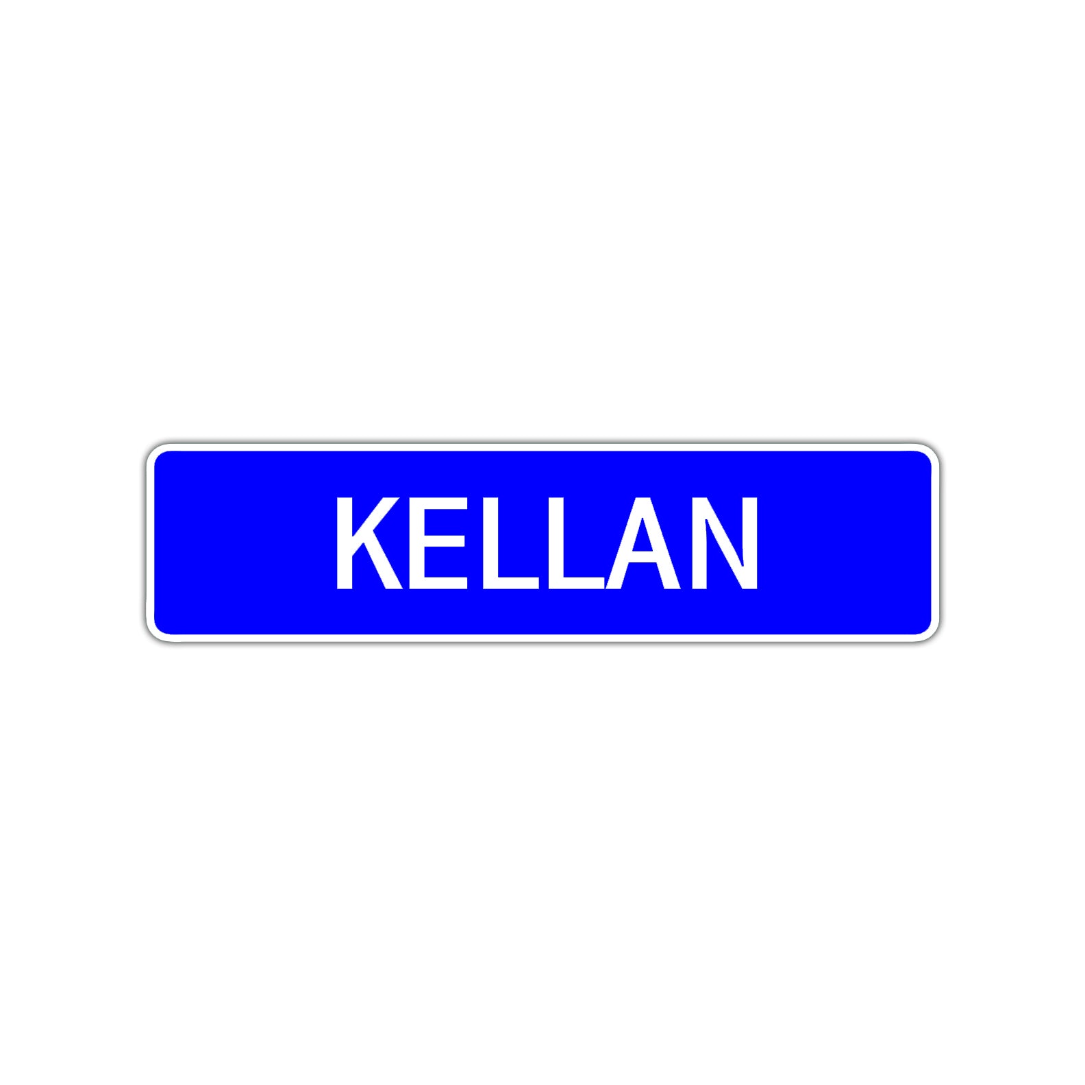 Kellan Street Sign Children Name Room Plate