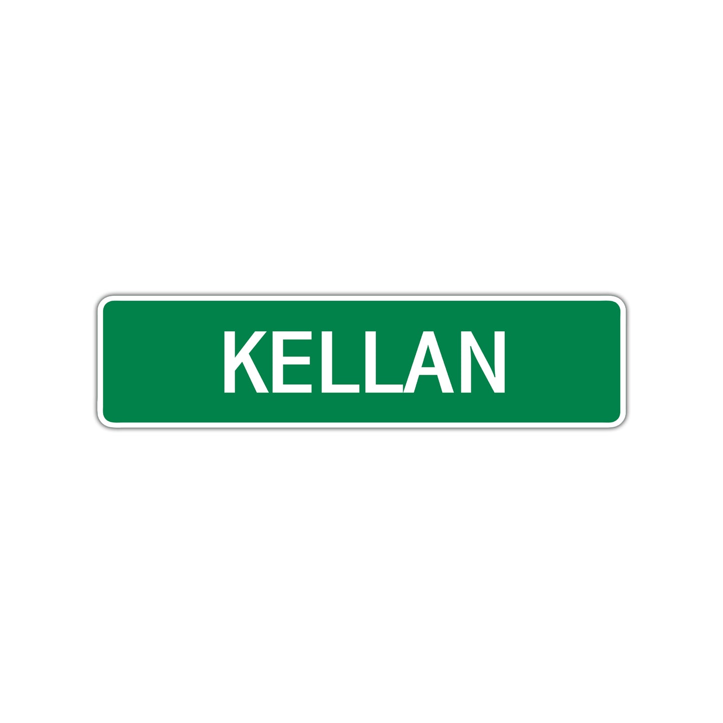 Kellan Street Sign Children Nam Room Plate