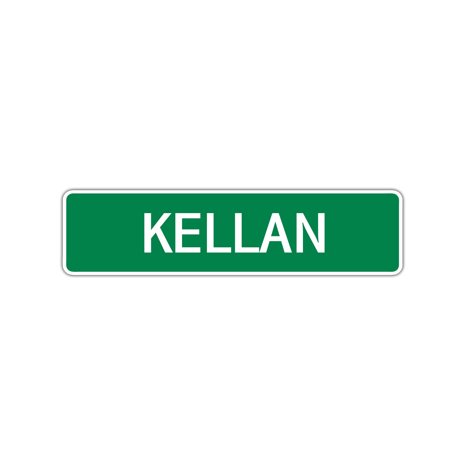 Kellan Street Sign Children Nam Room Plate