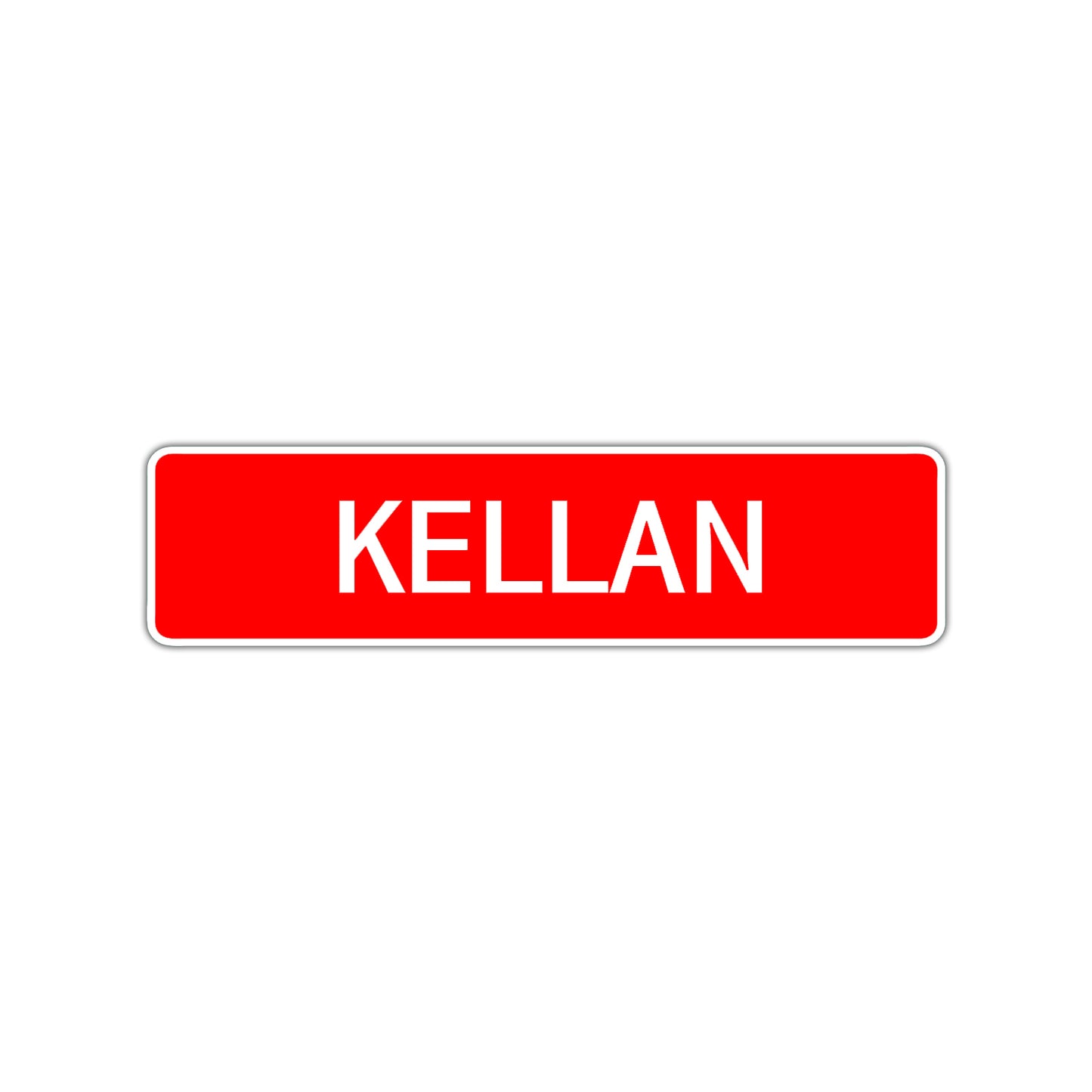 Kellan Street Sign Children Name Room Plate