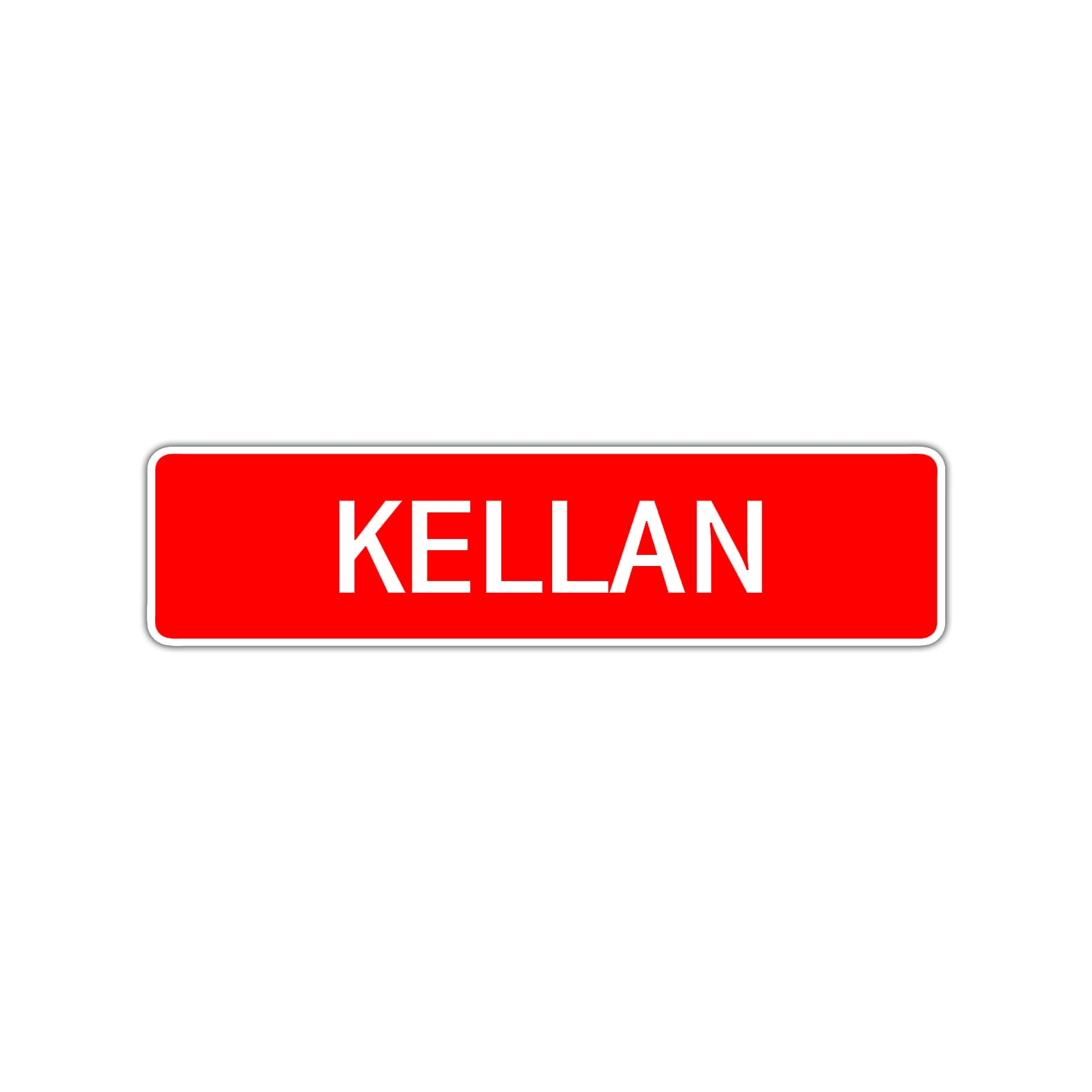Kellan Street Sign Children Name Room Plate