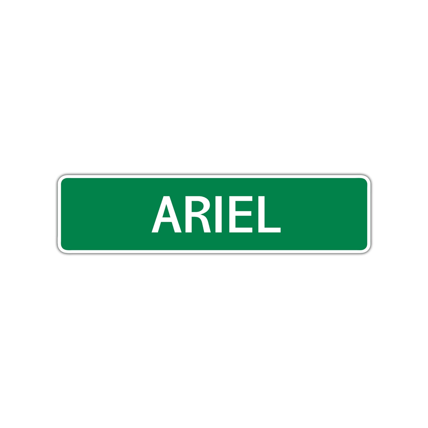 Ariel Street Sign Children Name Room Plate