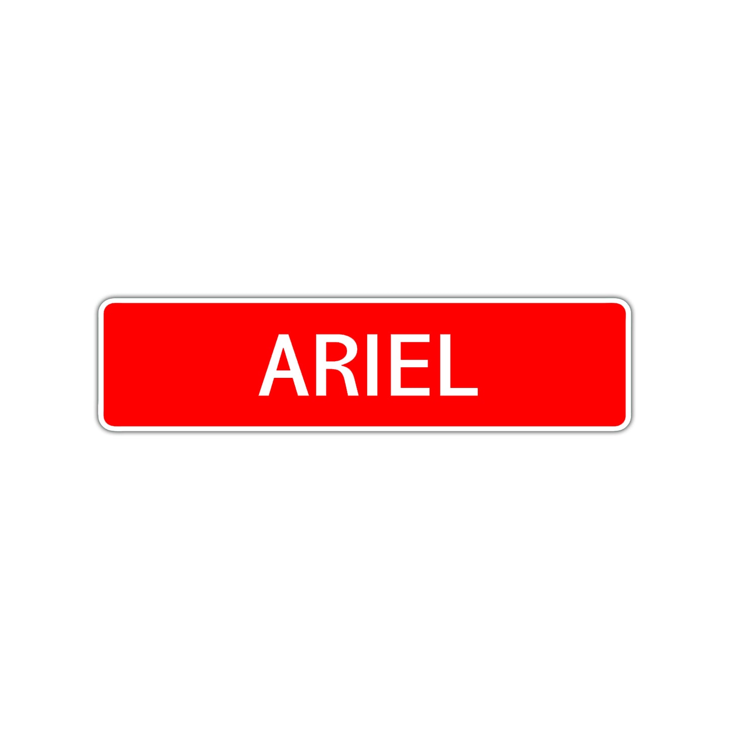 Ariel Street Sign Children Name Room Plate