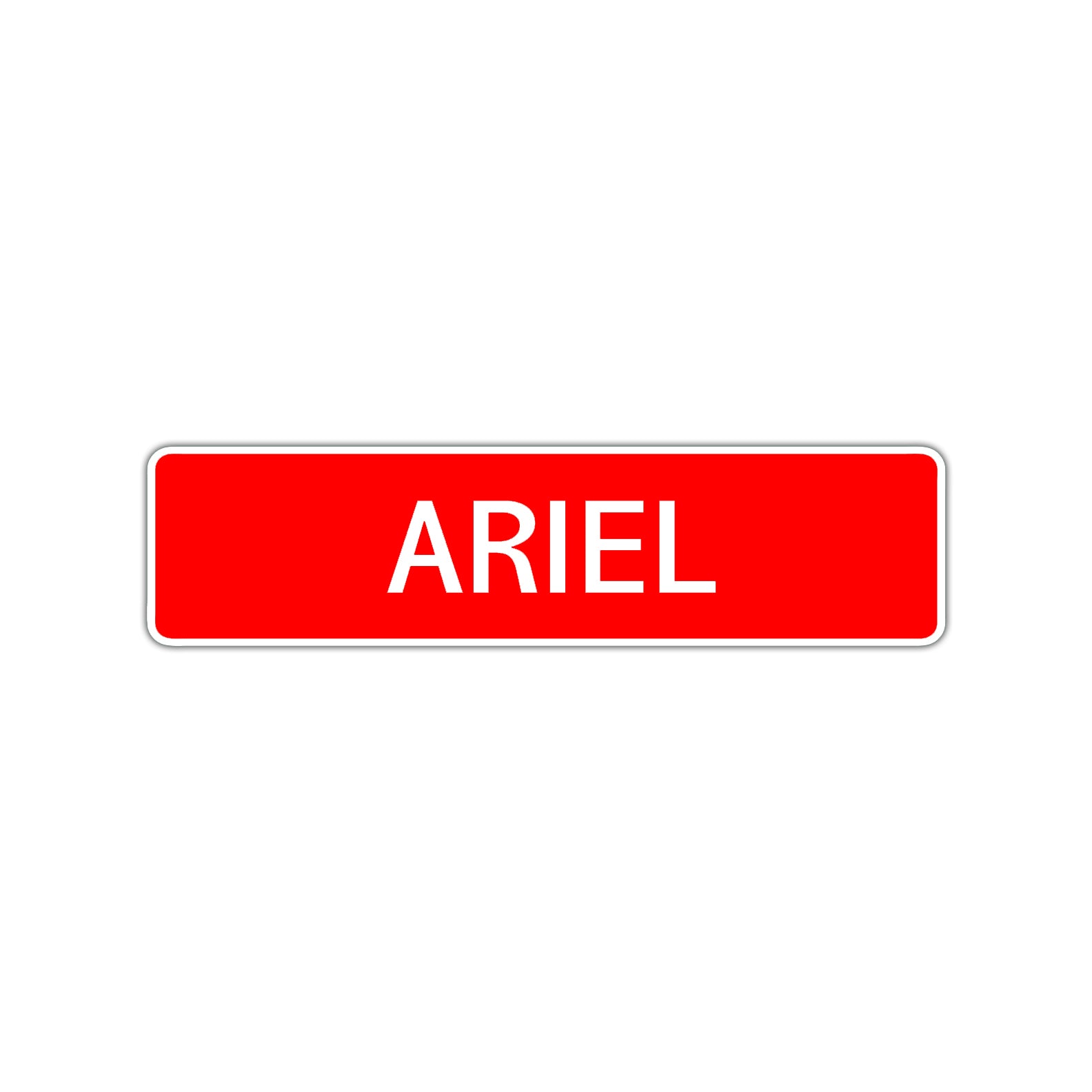 Ariel Street Sign Children Name Room Plate