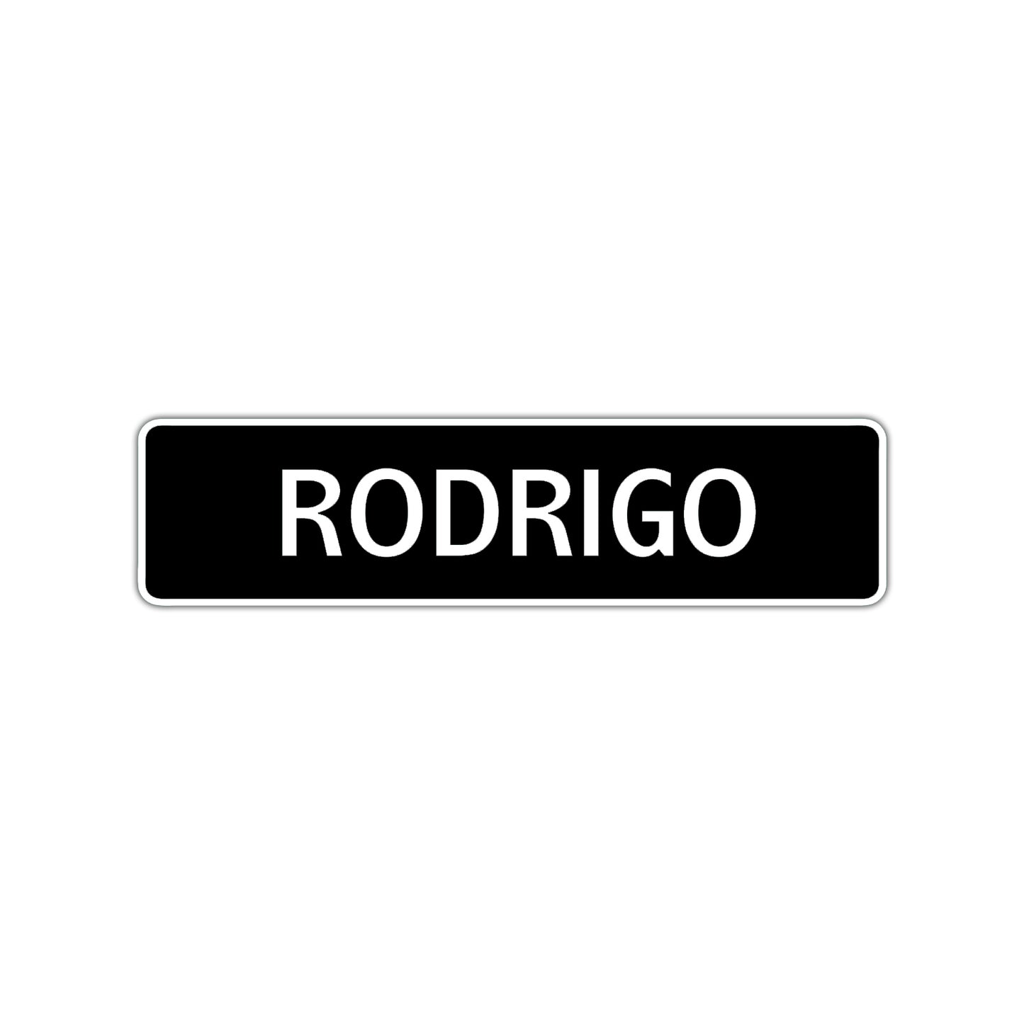 Rodrigo Street Sign Children Name Room Plate