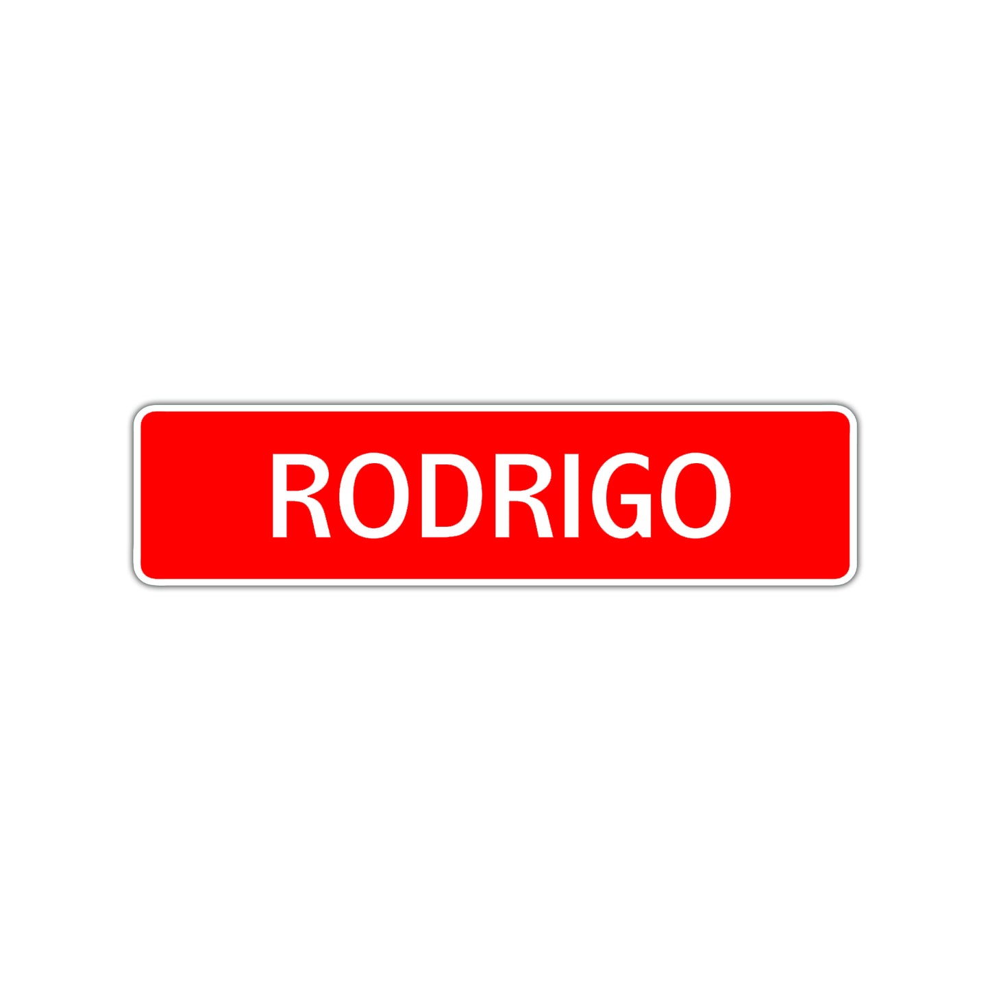 Rodrigo Street Sign Children Name Room Plate