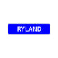 Ryland Street Sign Children Name Room Plate