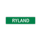 Ryland Street Sign Children Name Room Plate