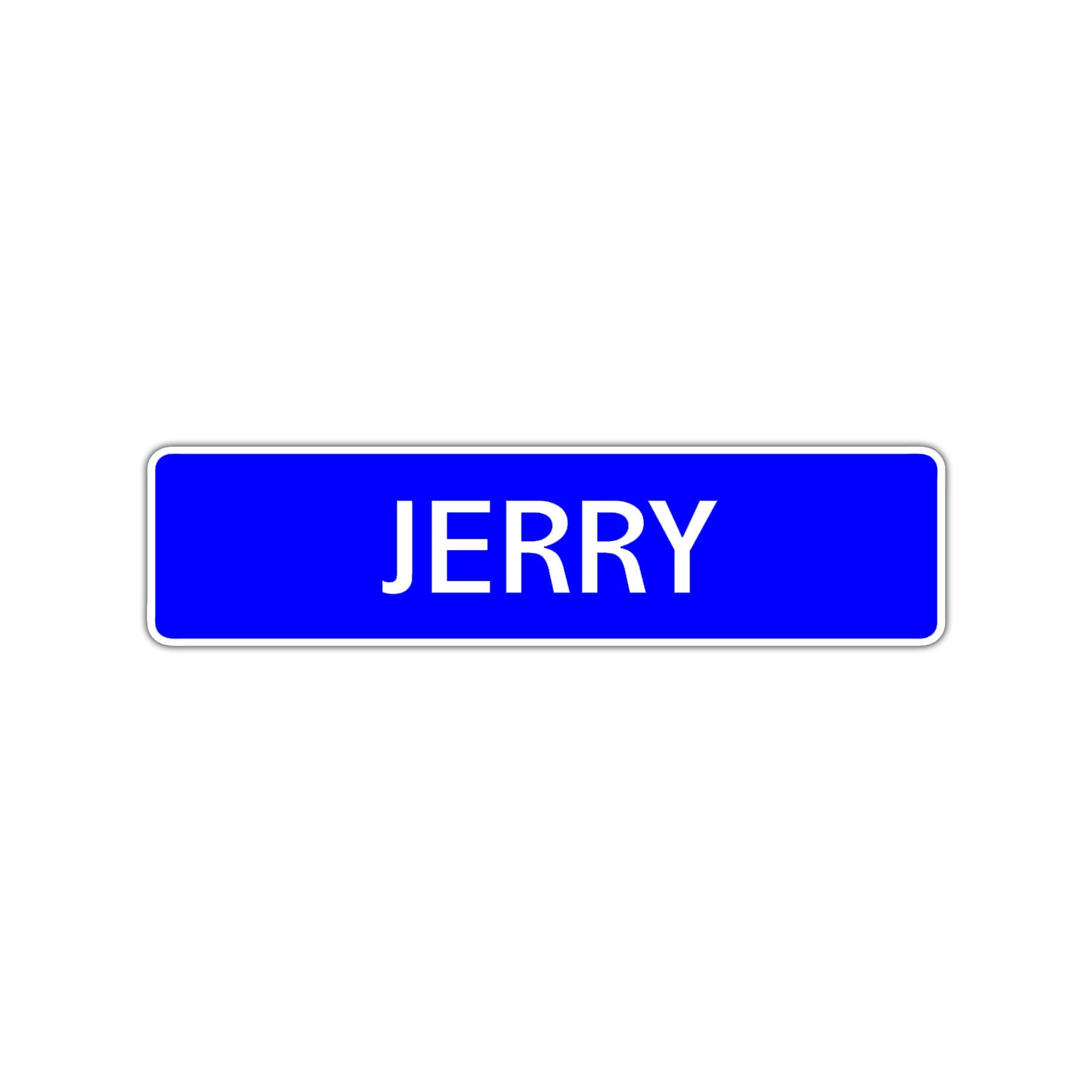 Jerry Street Sign Children Name Room Plate