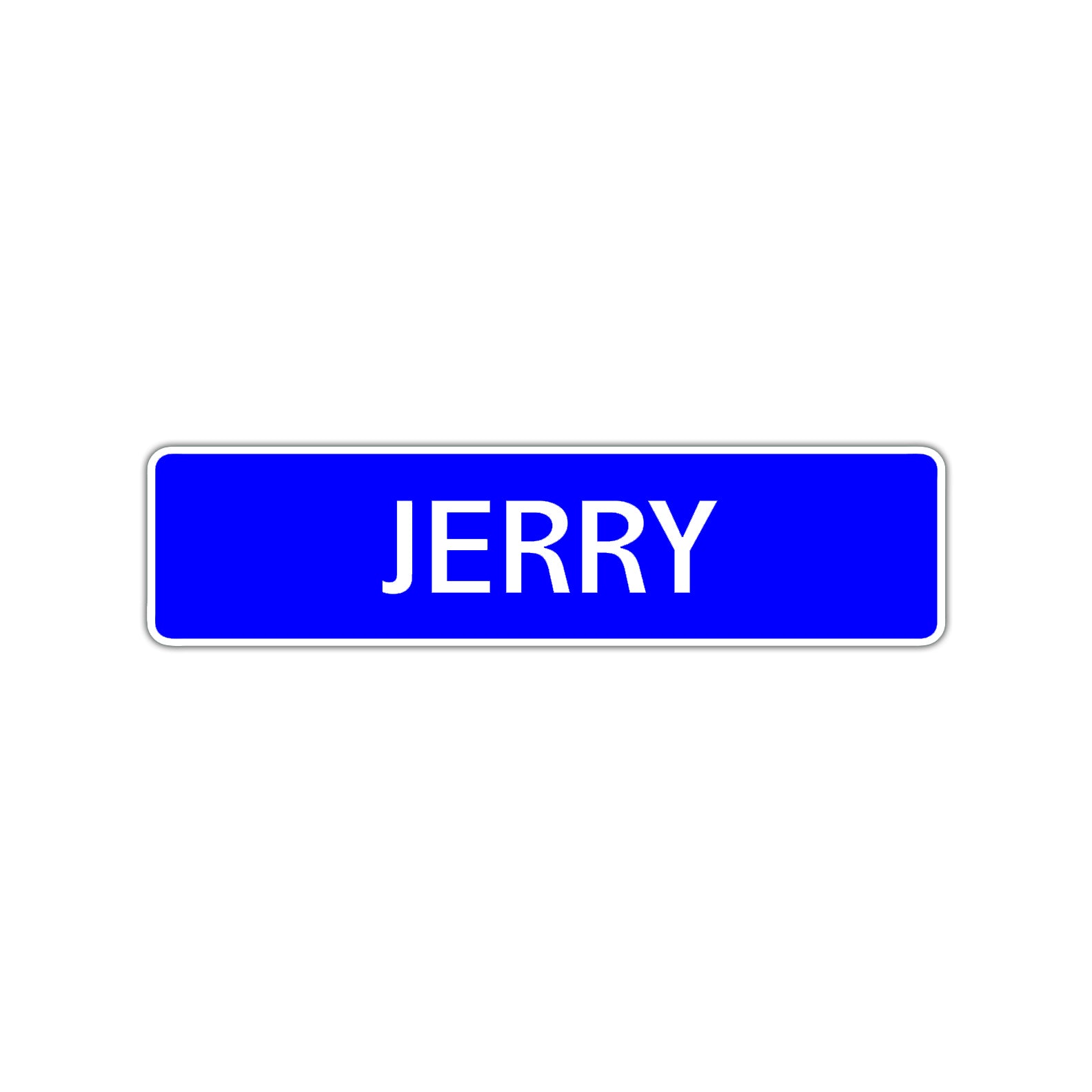 Jerry Street Sign Children Name Room Plate