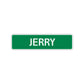 Jerry Street Sign Children Name Room Plate