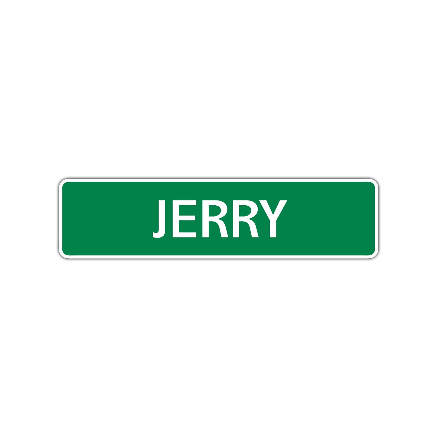 Jerry Street Sign Children Name Room Plate