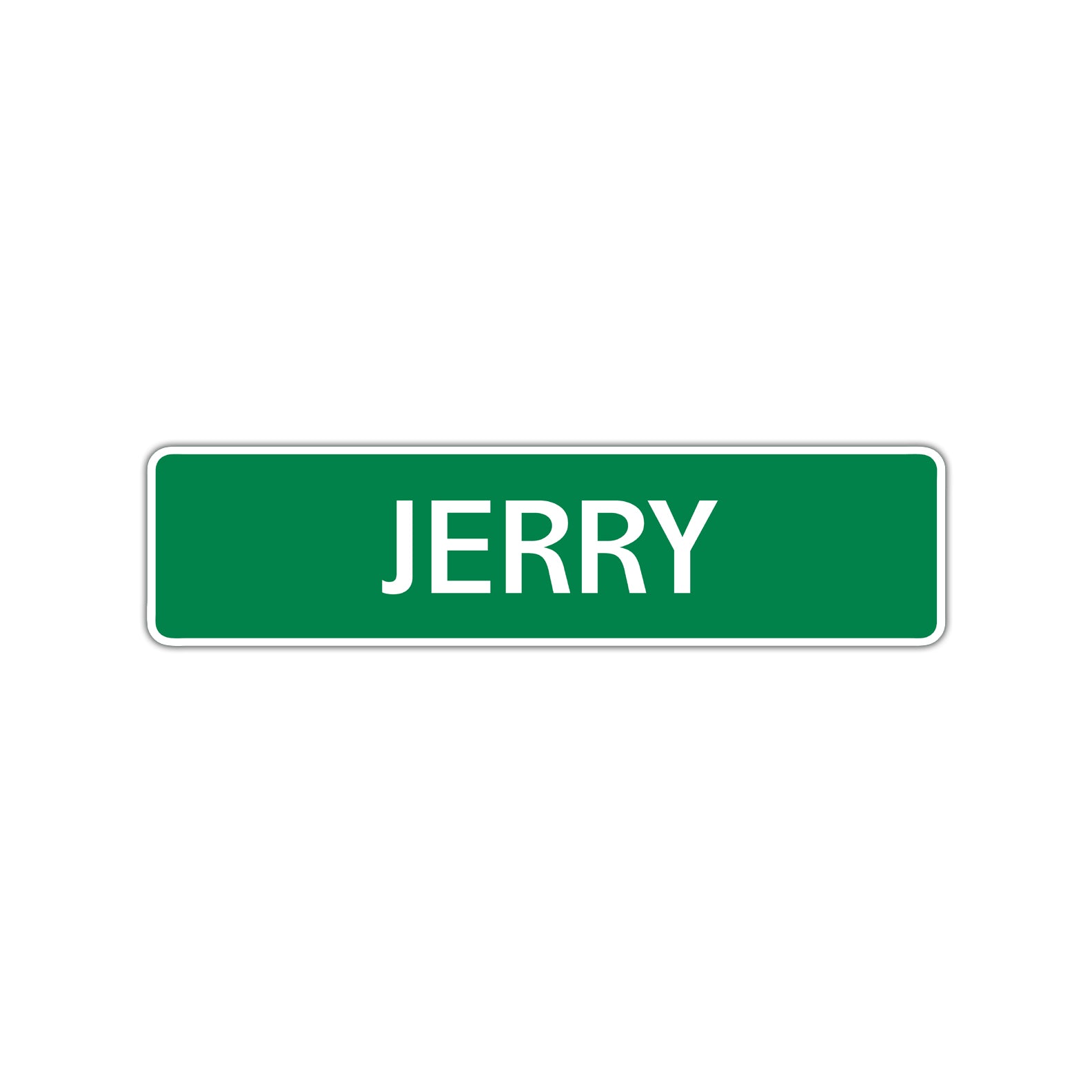 Jerry Street Sign Children Name Room Plate