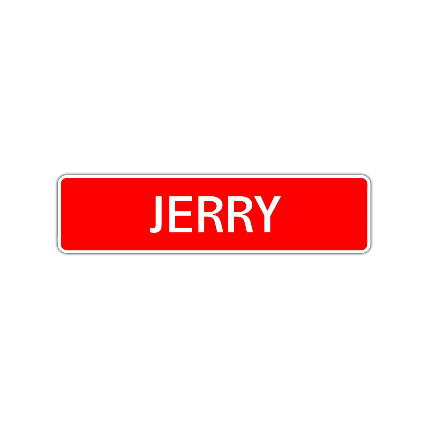 Jerry Street Sign Children Name Room Plate