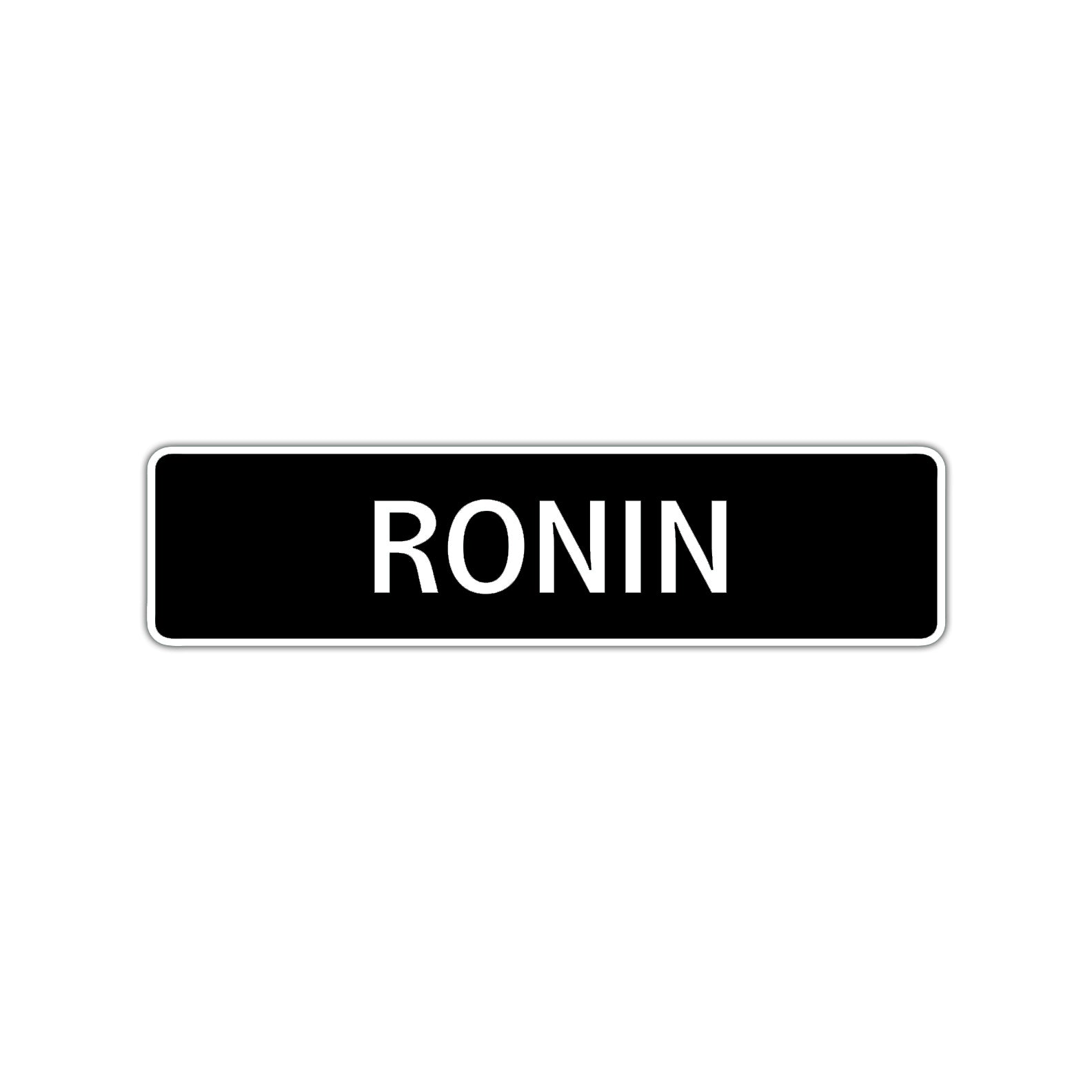 Ronin Street Sign Children Name Room Plate