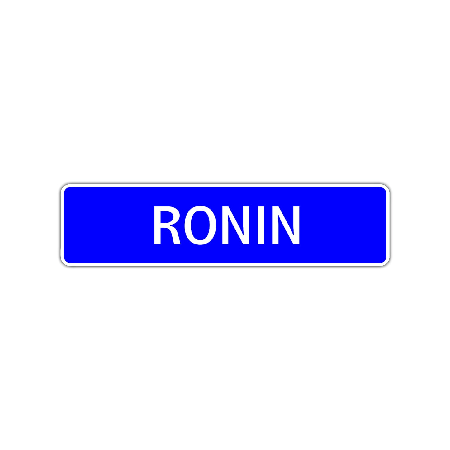 Ronin Street Sign Children Name Room Plate