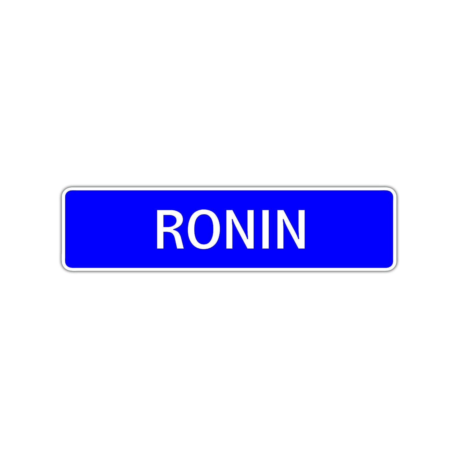 Ronin Street Sign Children Name Room Plate