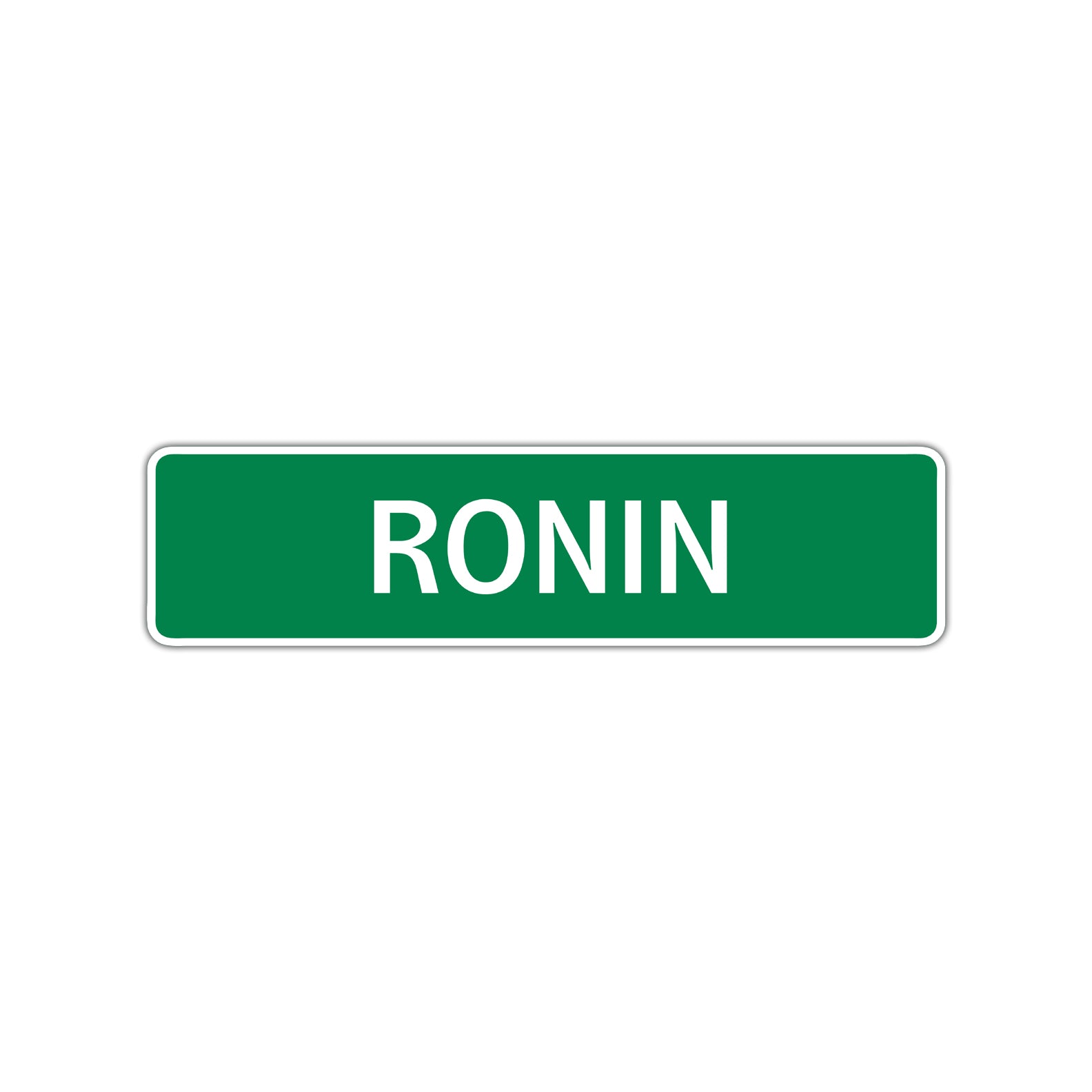 Ronin Street Sign Children Name Room Plate