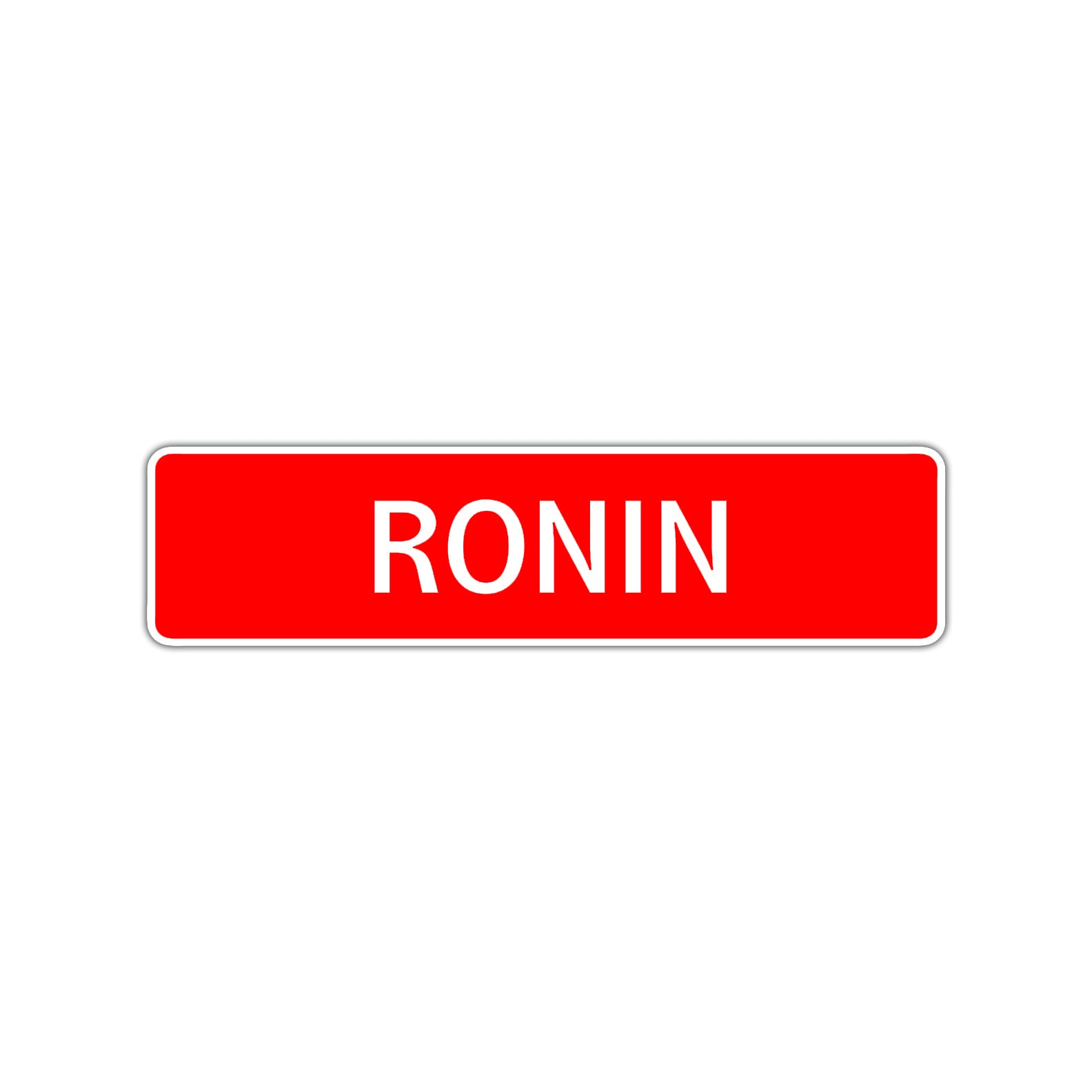 Ronin Street Sign Children Name Room Plate