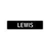 Lewis Street Sign Children Name Room Plate