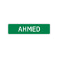 Ahmed Street Sign Children Name Room Plate