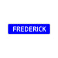 Frederick Street Sign Children Name Room Plate