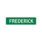 Frederick Street Sign Children Name Room Plate