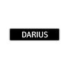 Darius Street Sign Children Name Room Plate