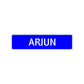 Arjun Street Sign Children Name Room Plate