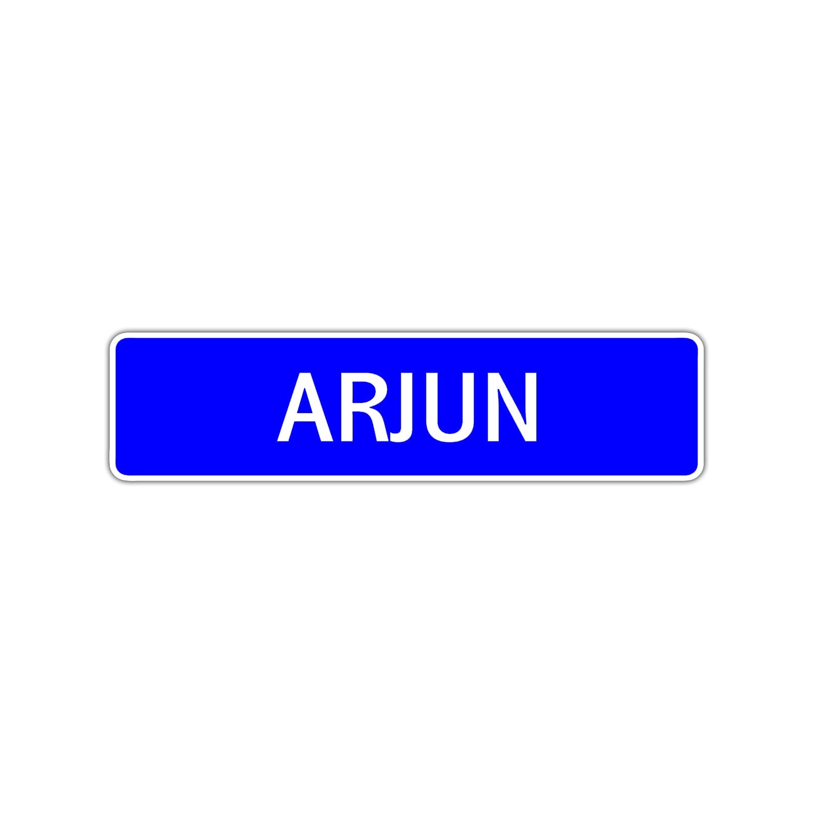 Arjun Street Sign Children Name Room Plate