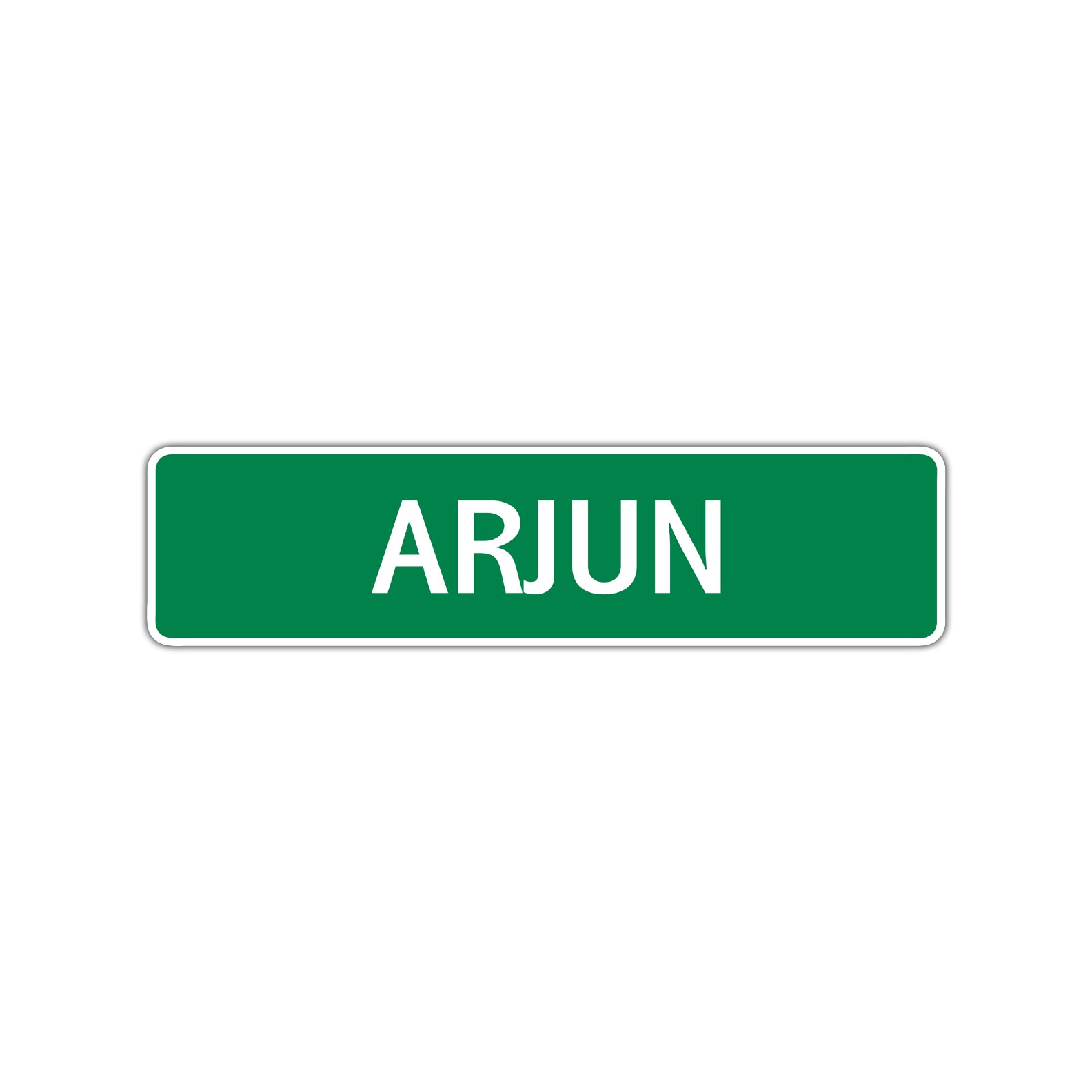 Arjun Street Sign Children Name Room Plate