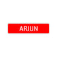 Arjun Street Sign Children Name Room Plate